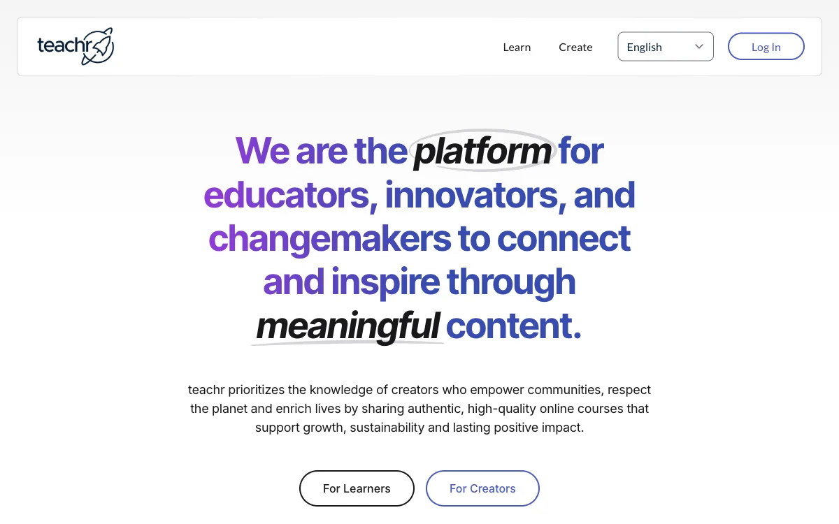 Create & Sell Impactful Courses with teachr's AI Tools