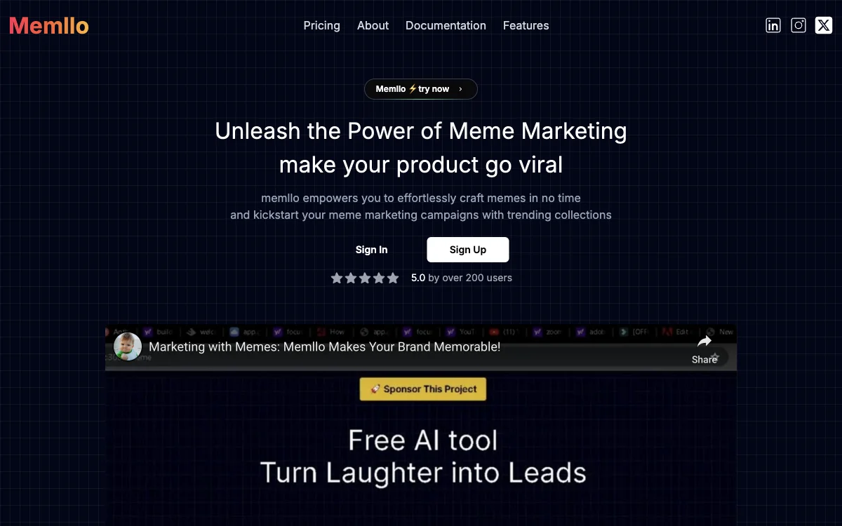 MemlloAI: Revolutionizing Meme Marketing