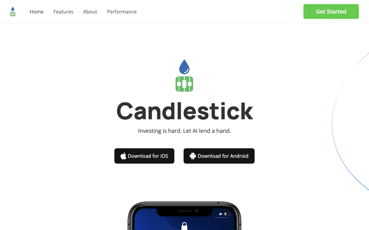 Candlestick Advisor - ผู้ช่วยวิเคราะห์หุ้นด้วย AI