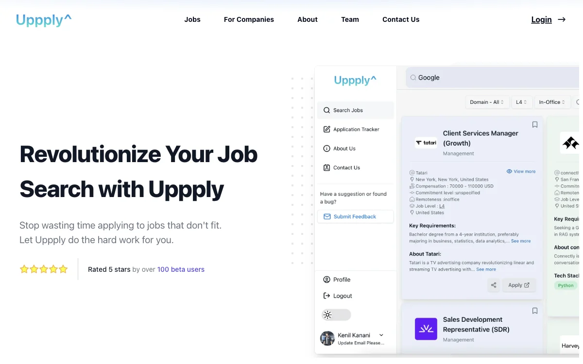 Uppply：利用 AI 技术让机会更加触手可及