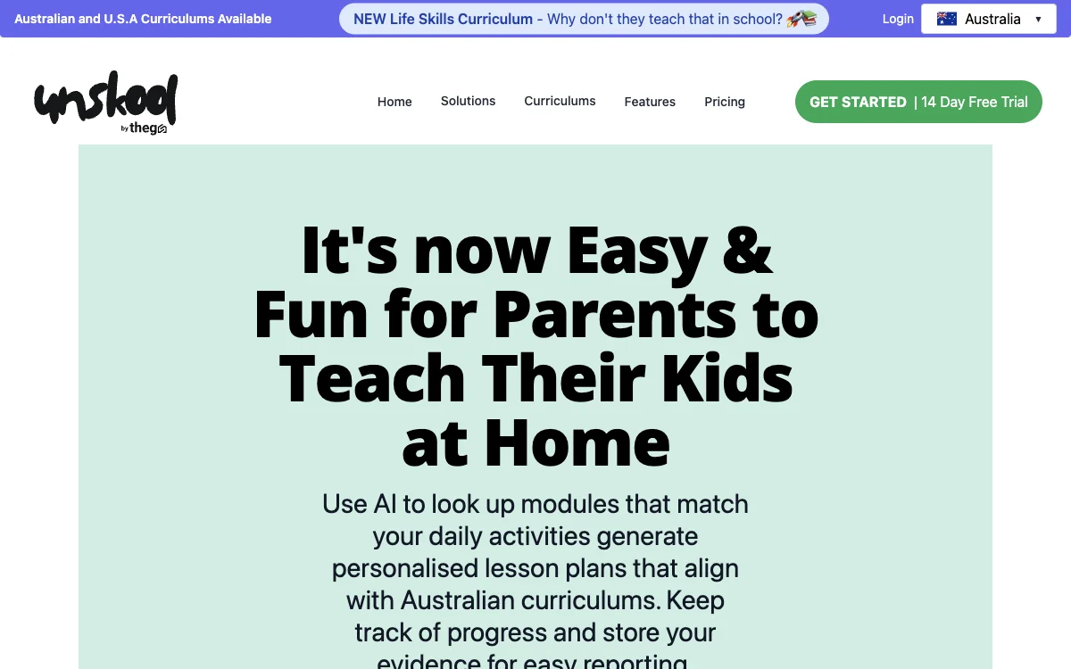 Unskool: Empowering Home Education with AI