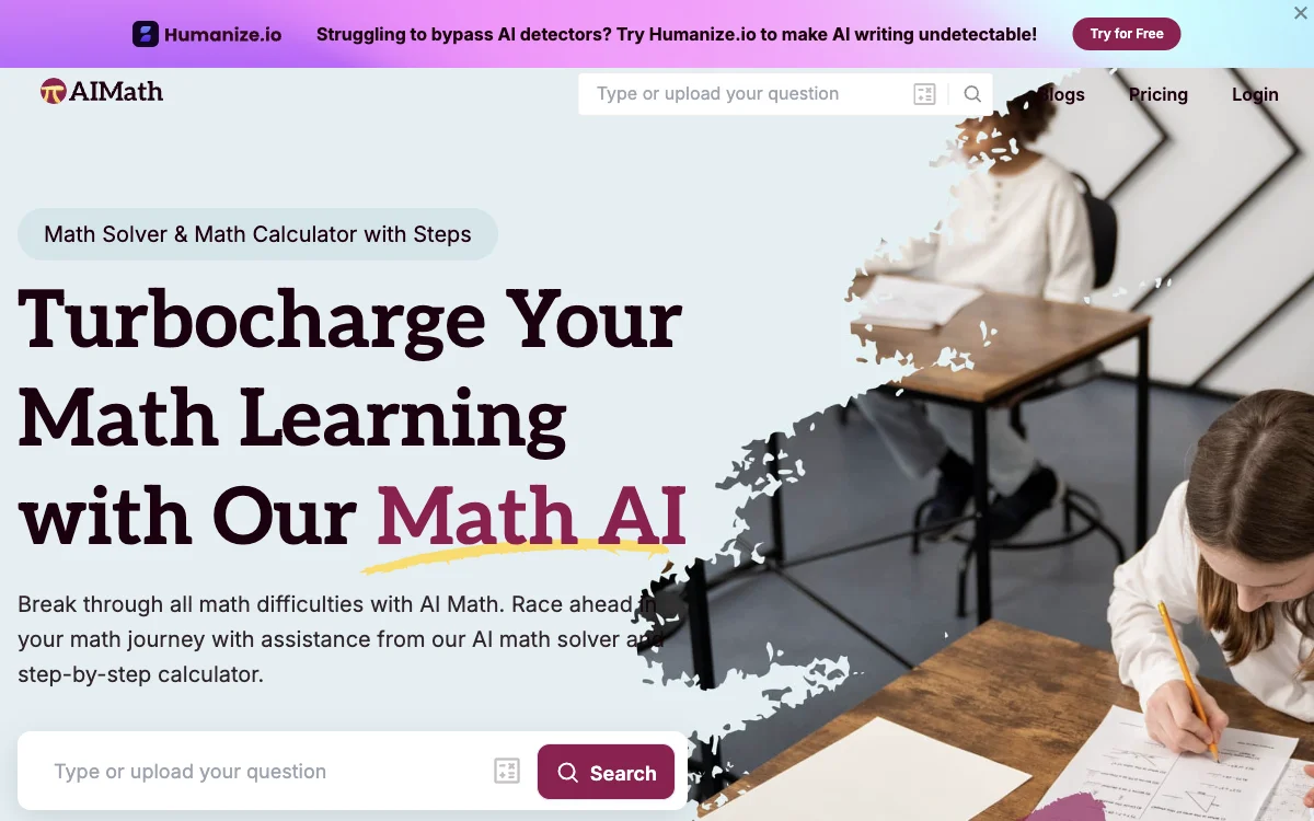 AI Math: The Ultimate Free Online Math AI Solver & Calculator with Steps