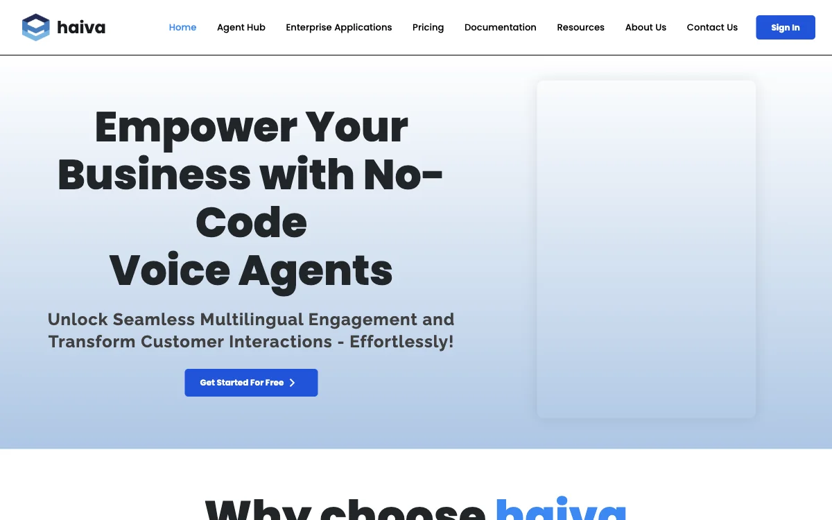 Haiva: Revolutionizing Business with AI Multilingual Agents