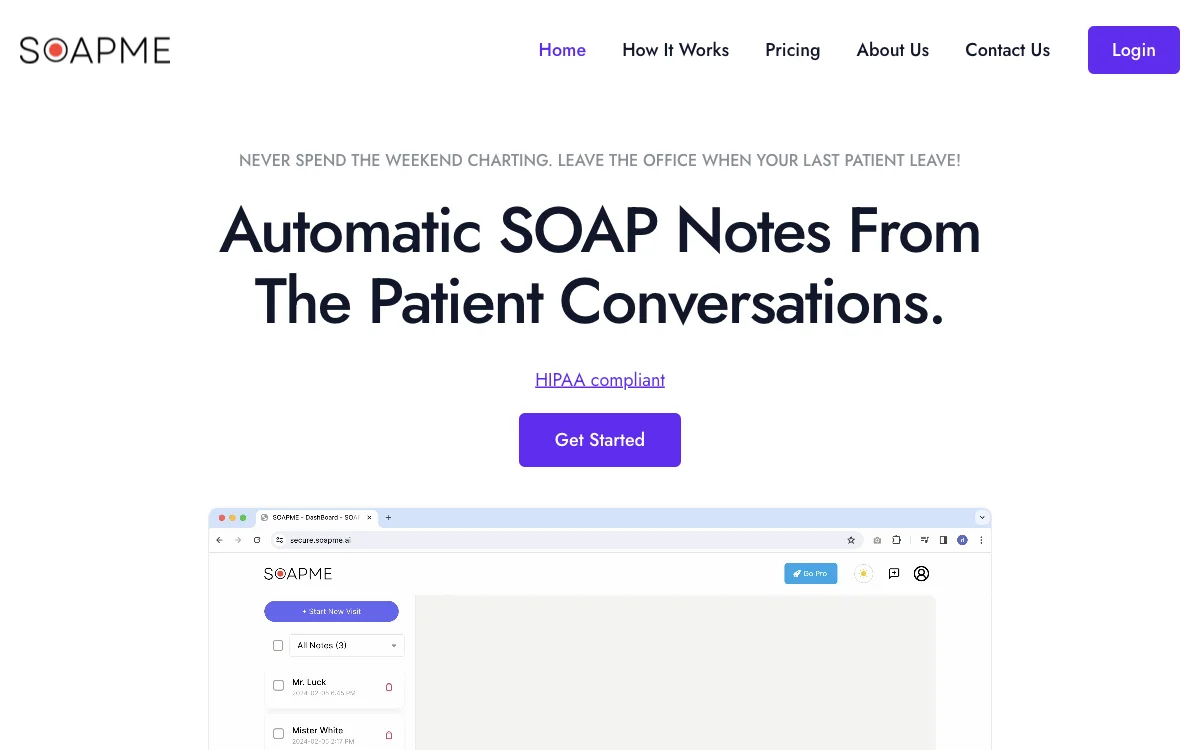 SOAPME.AI: AI-Powered Note-Taking for Clinicians