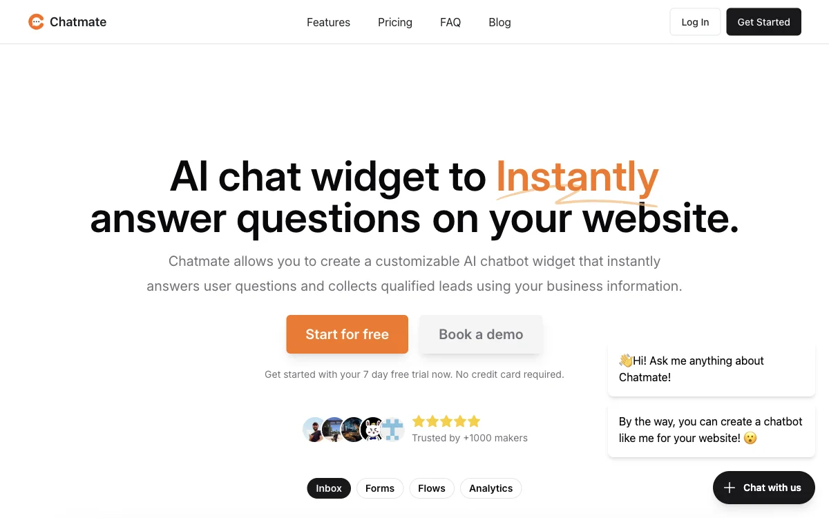 Chatmate: AI-Powered Chatbots for Exceptional Customer Support