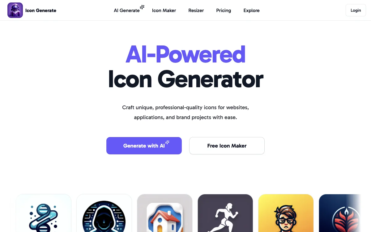 Icon Generate: إنشاء أيقونات جميلة باستخدام الذكاء الاصطناعي