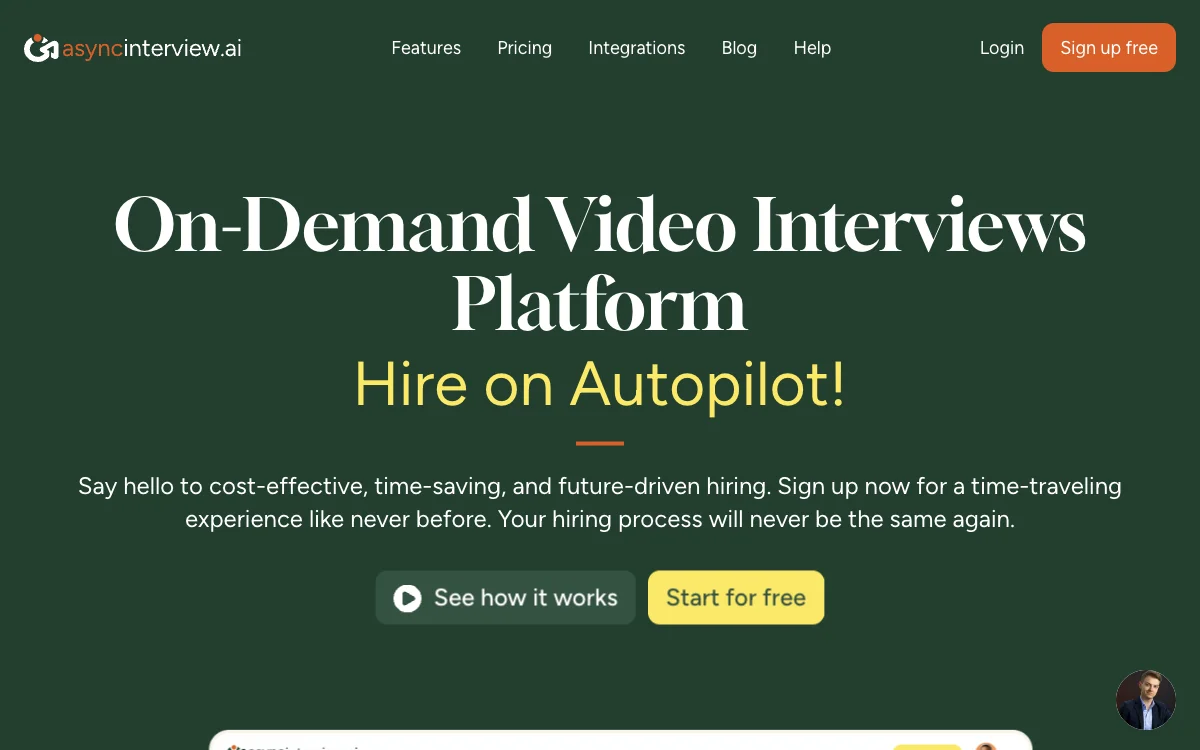 AsyncInterview: AI-Powered Hiring Platform for Efficient Recruitment