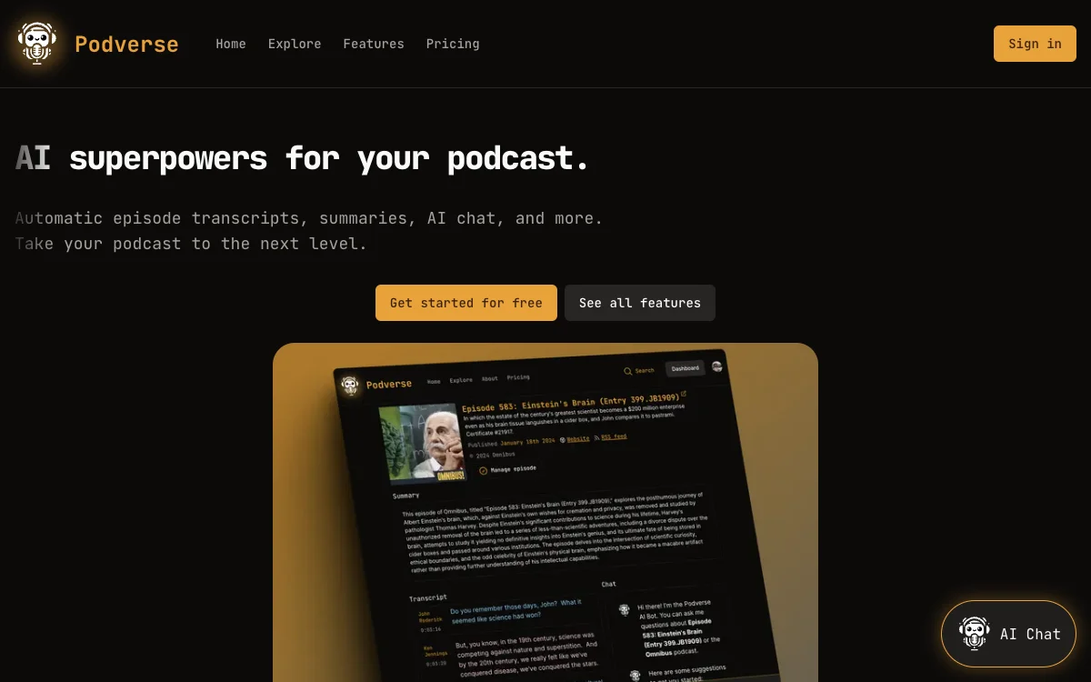 Podverse: Elevate Your Podcast with AI