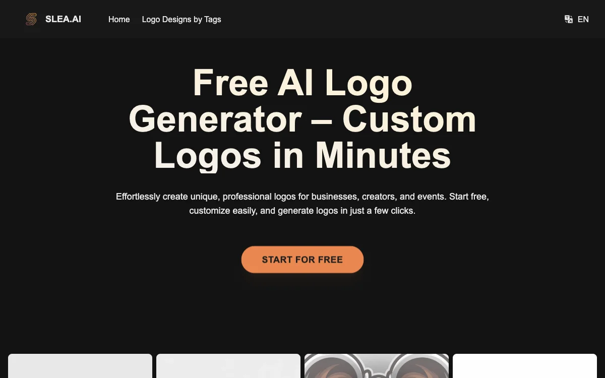 Slea.ai Free AI Logo Generator: Create Professional Logos with AI