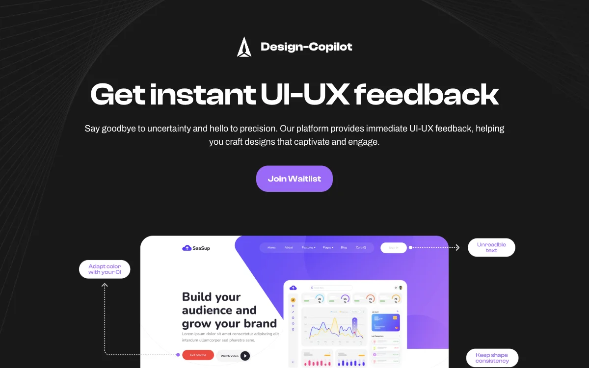 Design Copilot AI - 即时UI-UX反馈平台