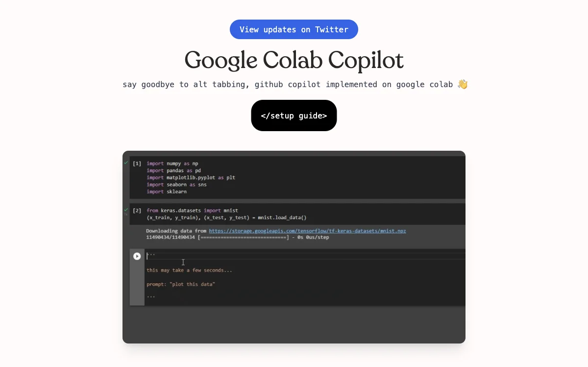 Google Colab Copilot：告别 Alt+Tab 的便捷之选