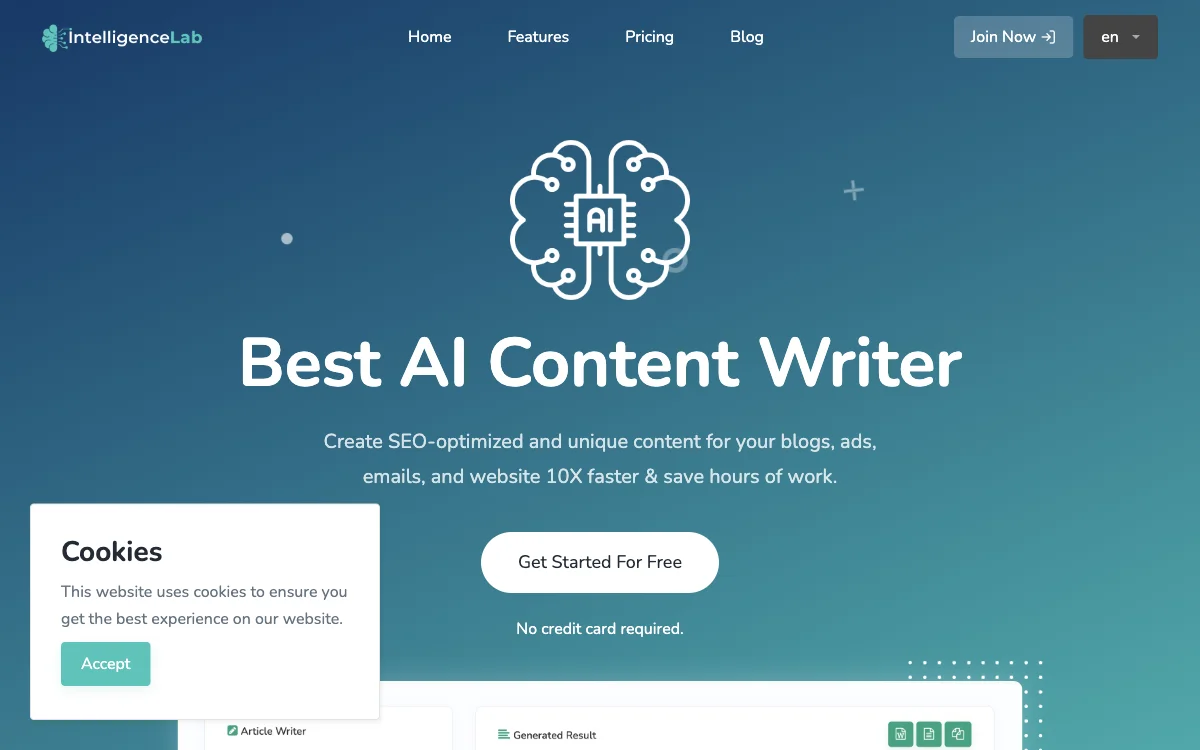 IntelligenceLab - AI Generator: Revolutionize Your Content Creation