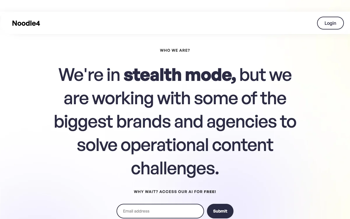 Noodle4 - Revolutionizing Content Management with AI