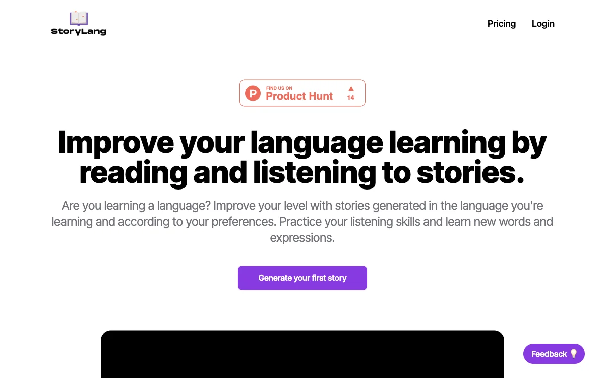 StoryLang: Transform Language Learning with Custom Stories