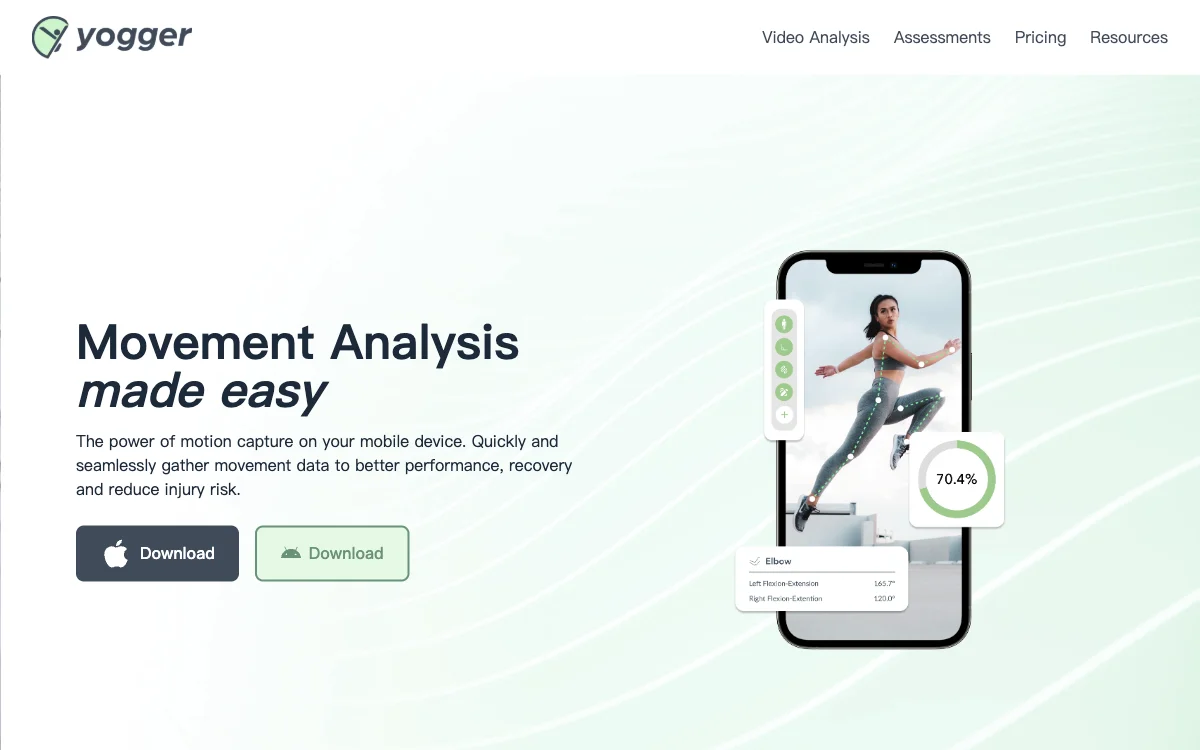 Yogger: Empowering Movement Analysis and Assessments with AI