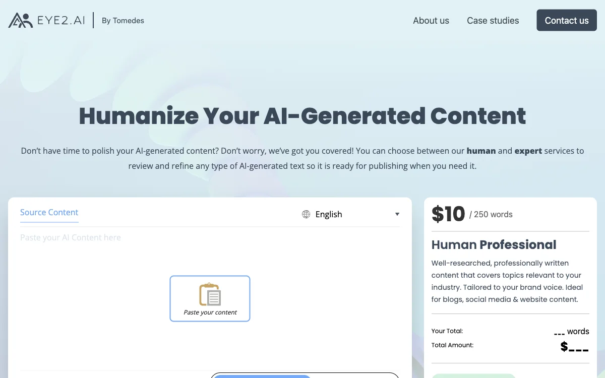 Enhance Your AI Content with Eye2.ai Editing Services