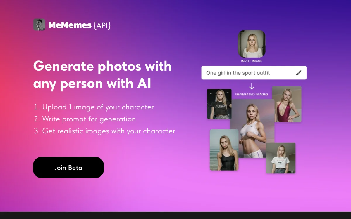 MeMemes: Genera Foto Realistiche con API