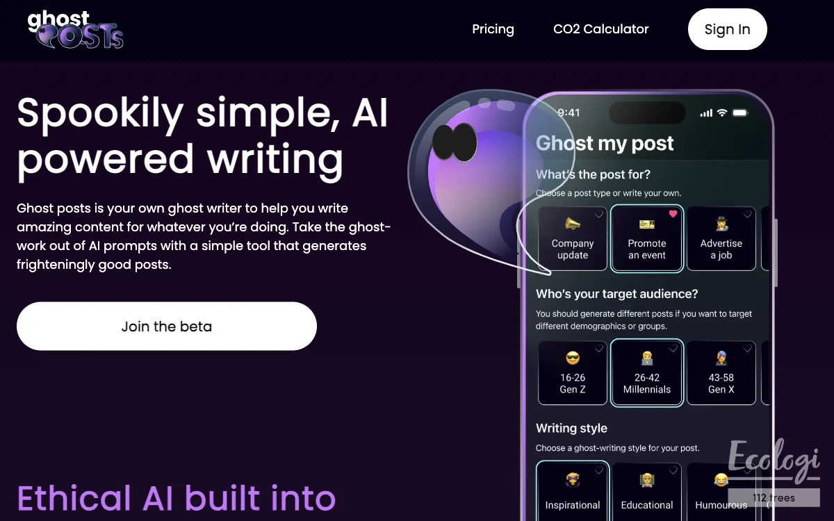 GhostPosts.ai | AI-Powered Ghost Writer for Copywriting & Social Media