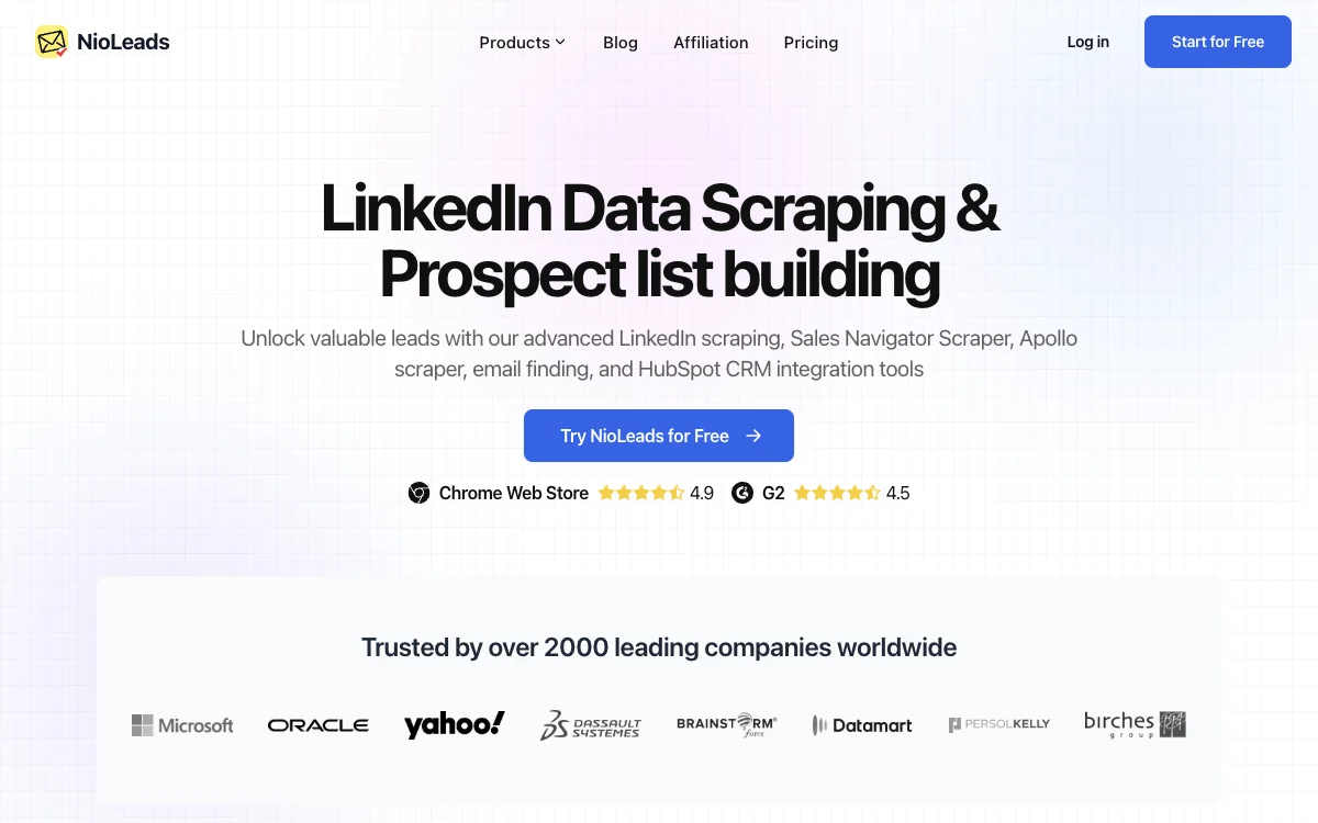 NioLeads: Revolutionizing LinkedIn Data Scraping & Lead Gen