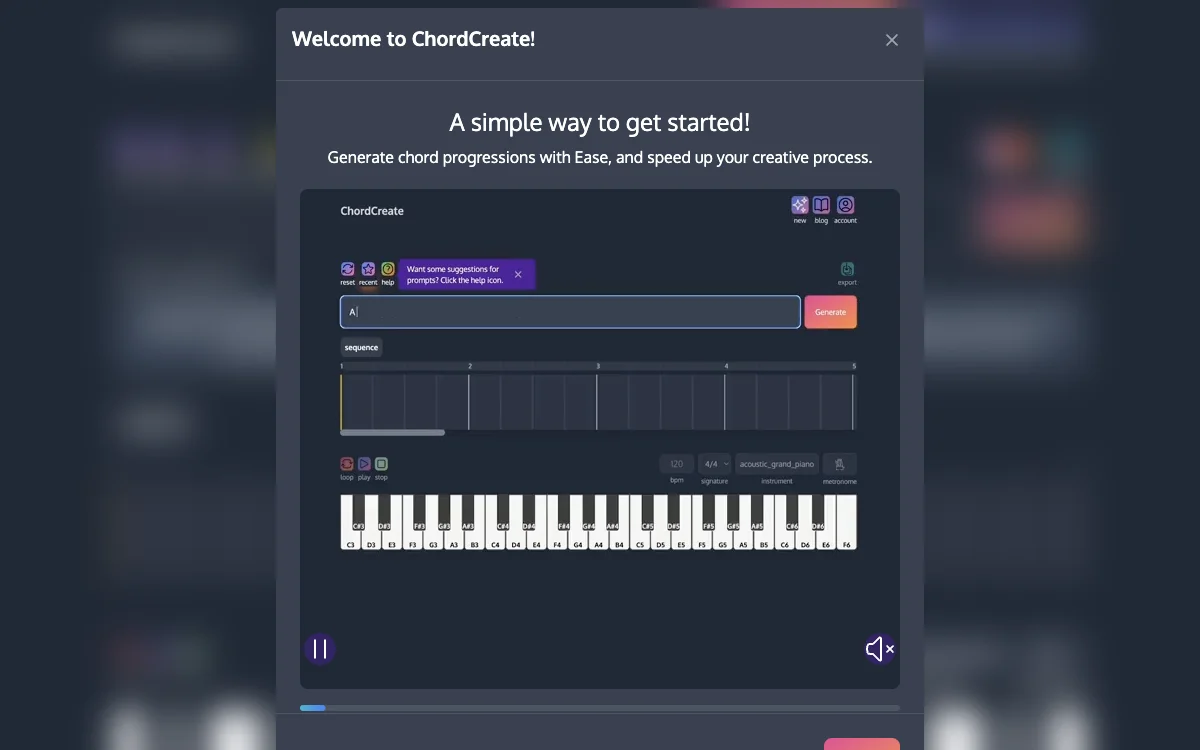 Chord Progression Generator：借助AI轻松生成和弦，助力音乐创作