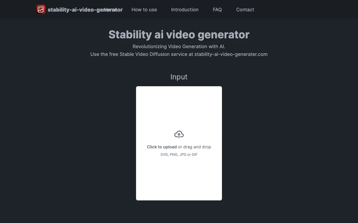 Stability AI Video Generator：利用AI技术将图片转化为视频的创新工具