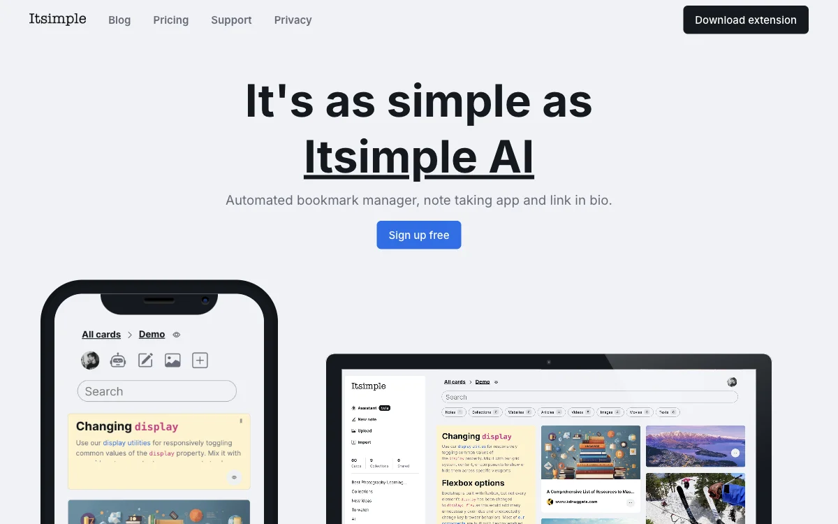 Itsimple AI：智能管理信息，便捷操作无忧