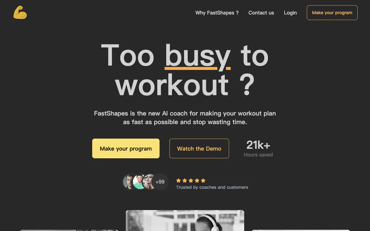 FastShapes: The AI Coach for Swift Workout Plan Creation