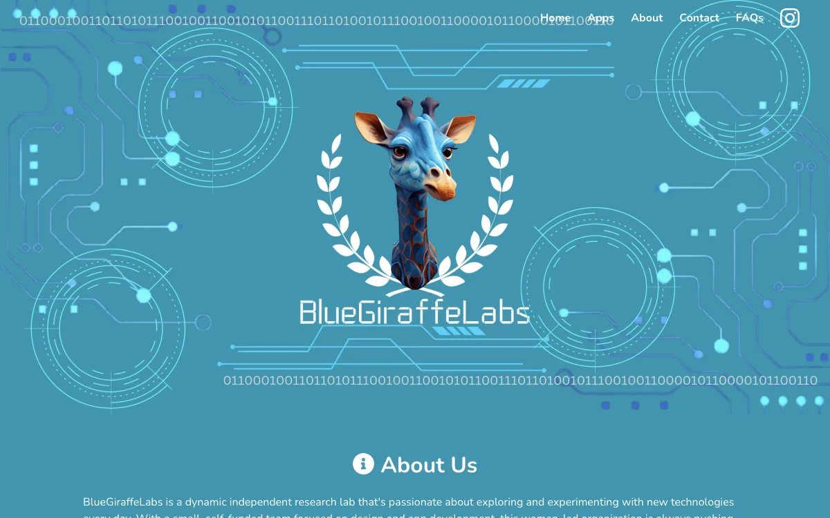 BlueGiraffeLabs - Tạo ứng dụng di động tích hợp AI với trải nghiệm người dùng xuất sắc