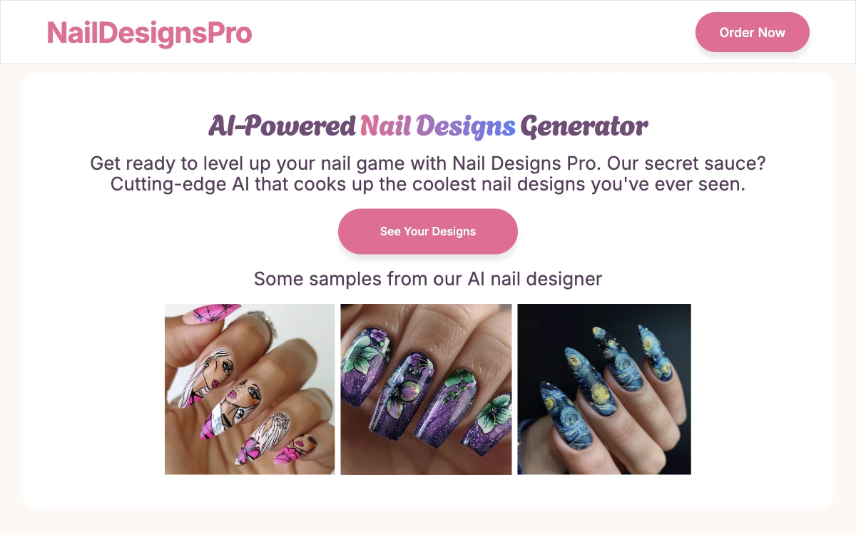 Nail Designs Pro: Unleash Your Nail Art Creativity with AI