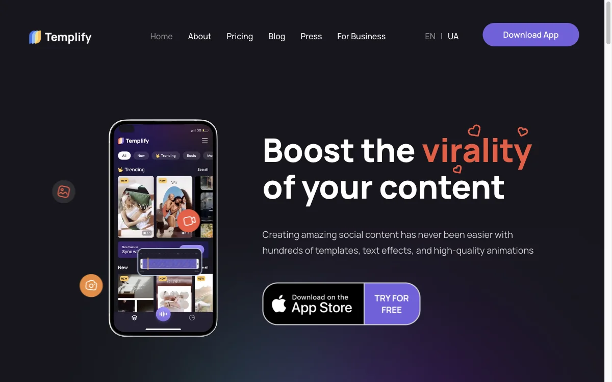 Templify: Empowering Video Content Creation