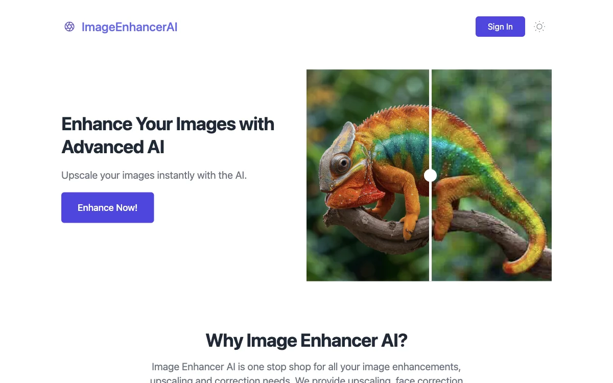 Image Enhancer AI: تحسين الصور إلى جودة عالية