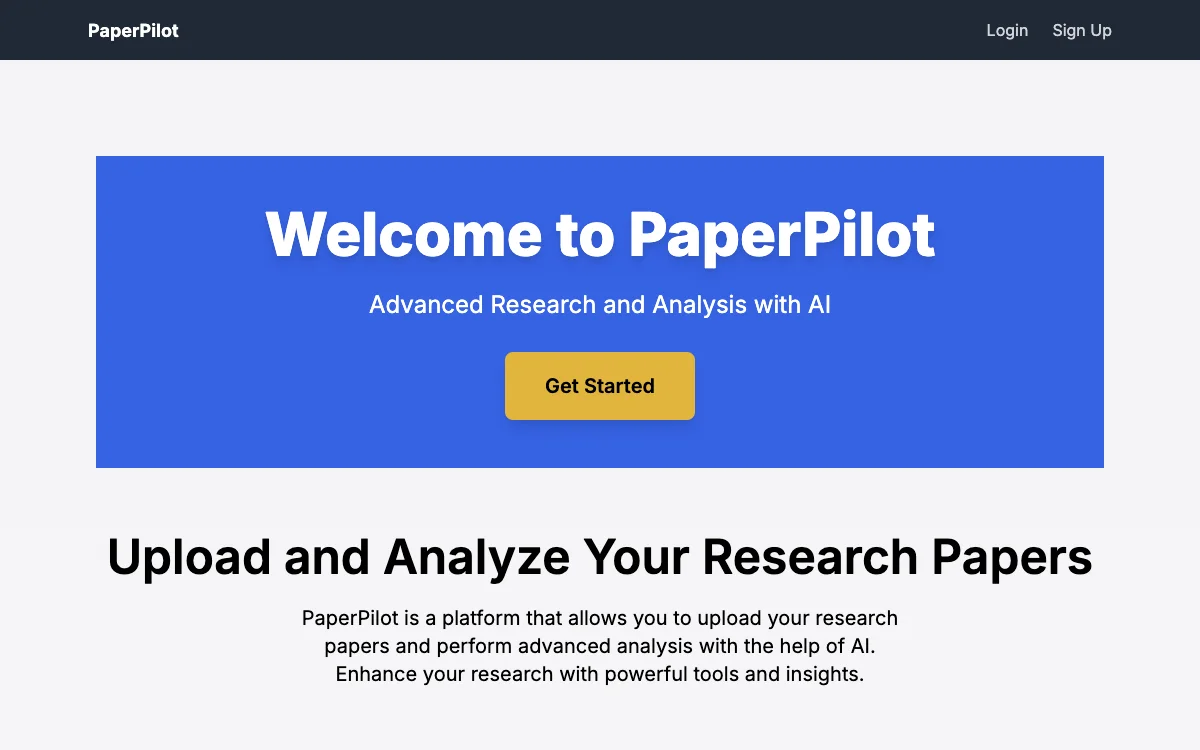 PaperPilot: Unlock AI-Powered Research Insights