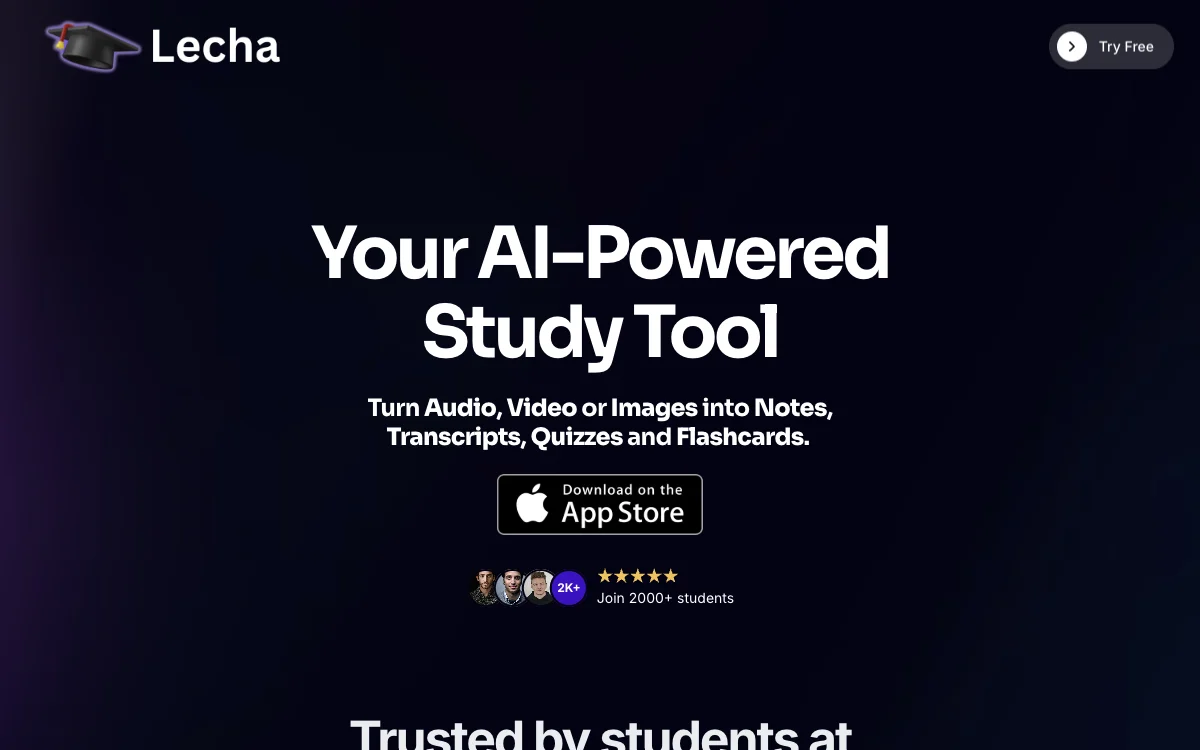 Lecha - AI Note Taker: The Ultimate AI-Powered Study Companion