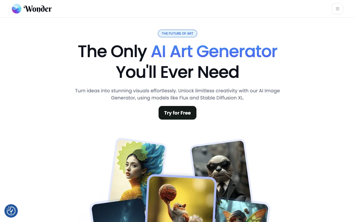 Wonder AI: O Futuro da Arte com Gerador de Arte por IA