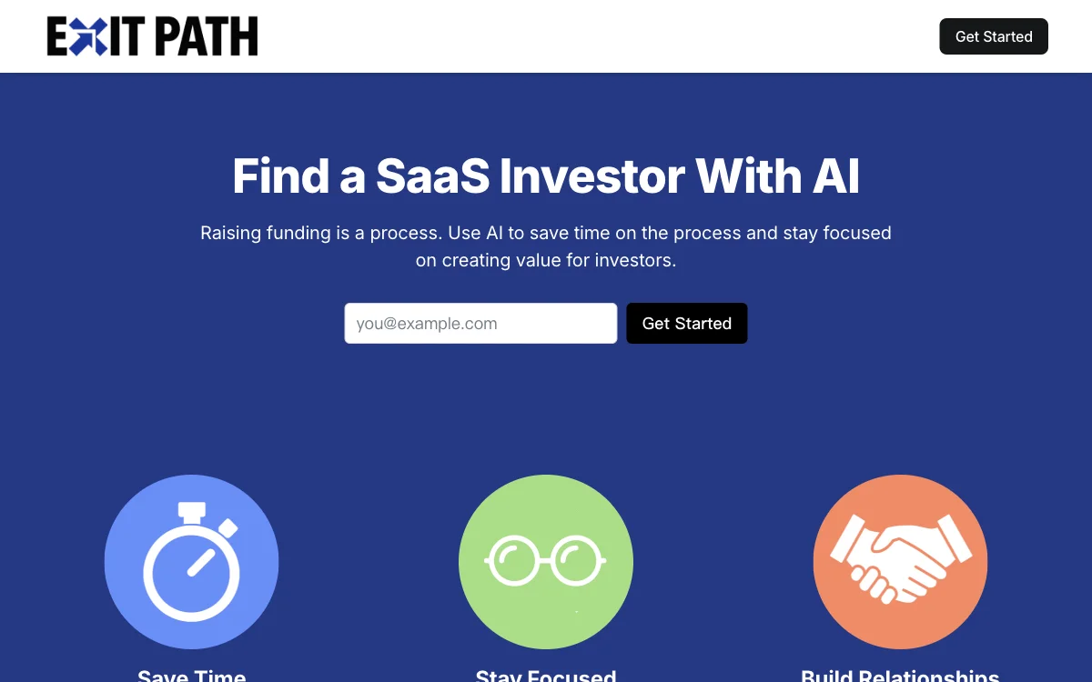 Exit Path: Your AI-Powered SaaS Fundraising Companion