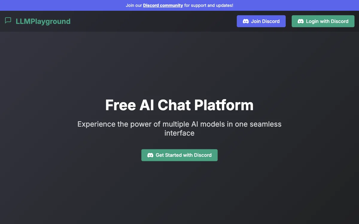 LLMPlayground: Unleash the Power of AI Chat