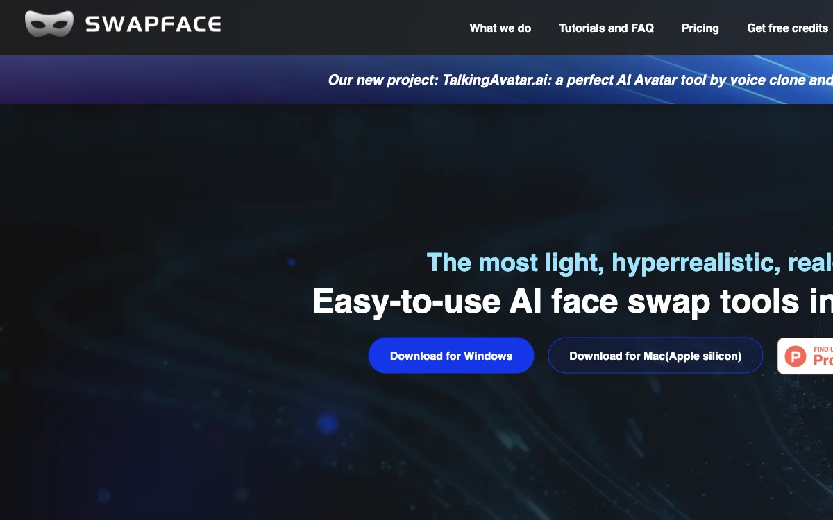 2024最佳AI换脸工具——Swapface，轻松实现超逼真换脸