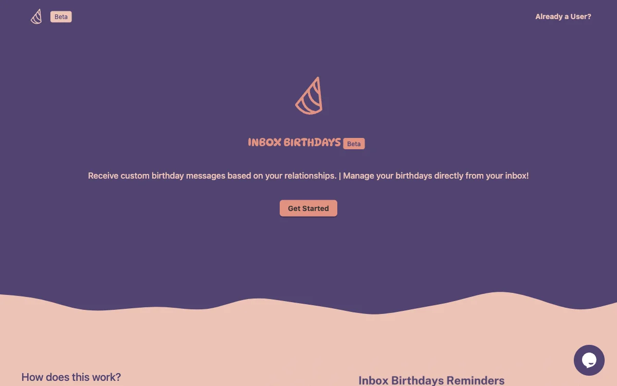 InboxBirthdays: Simplify Birthday Celebrations with AI