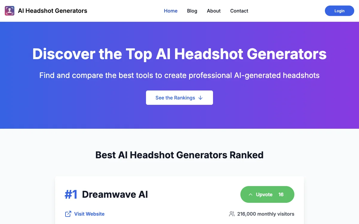 AI Headshot Generators - Tạo Chân Dung Chuyên Nghiệp