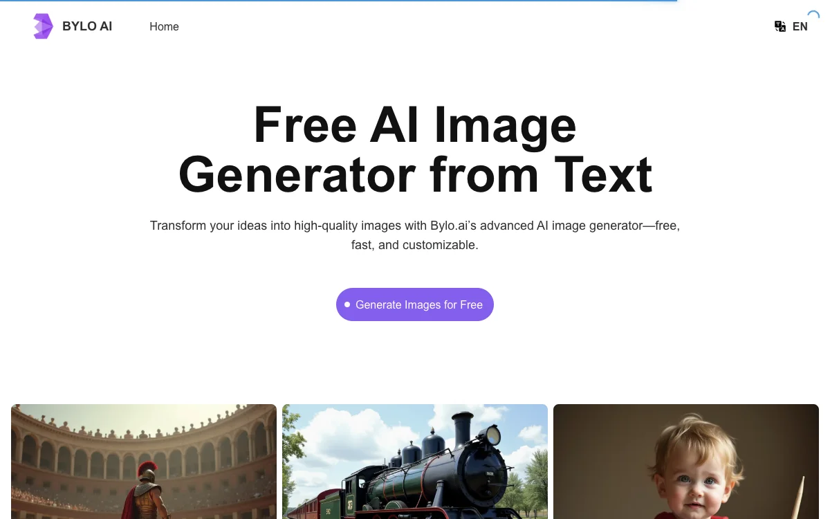 Bylo.ai: Лучший бесплатный генератор изображений на основе текста с использованием ИИ