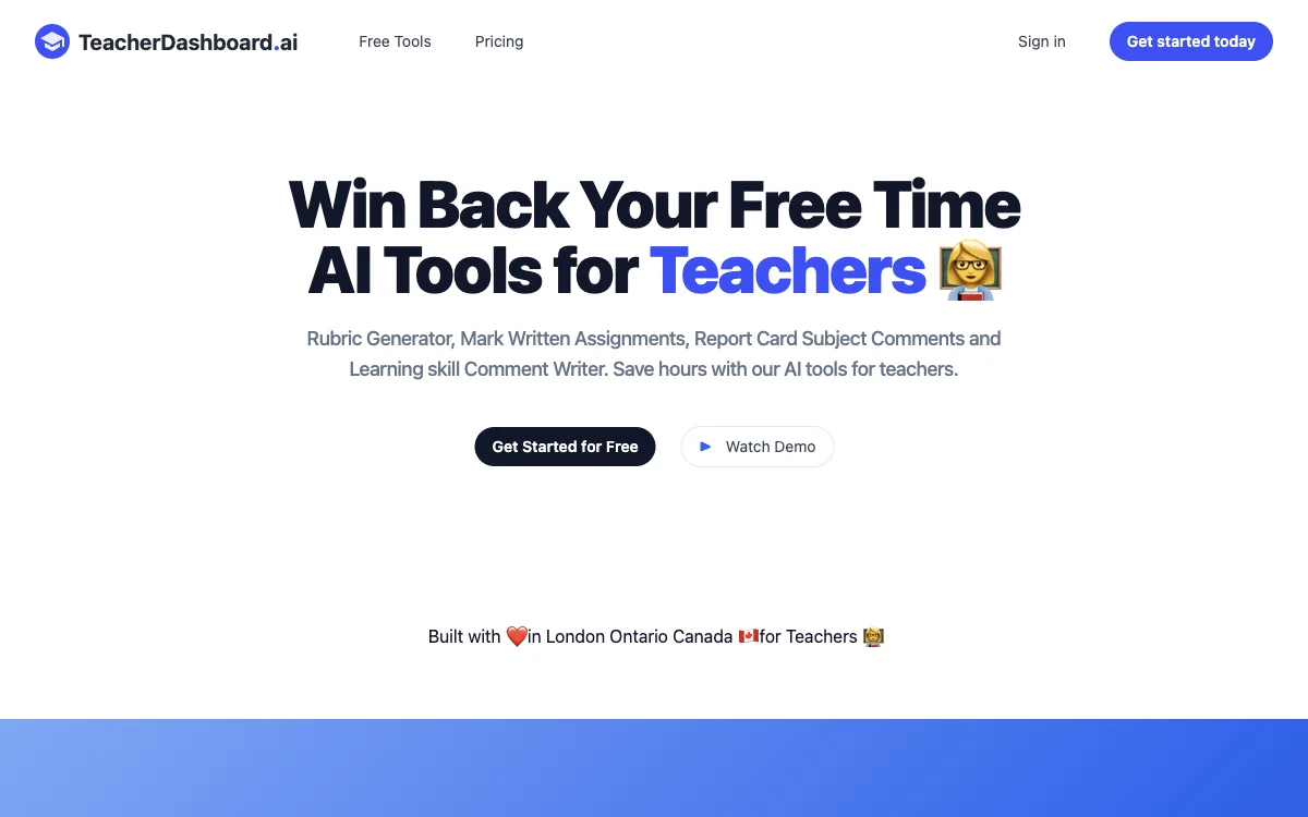 TeacherDashboard.ai - Save Time with AI Teaching Tools