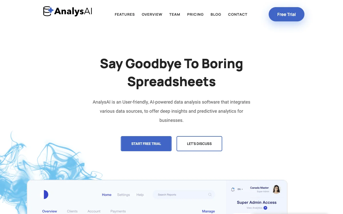 AnalysAI: Your AI-Powered Data Analytics Solution for Business Insights