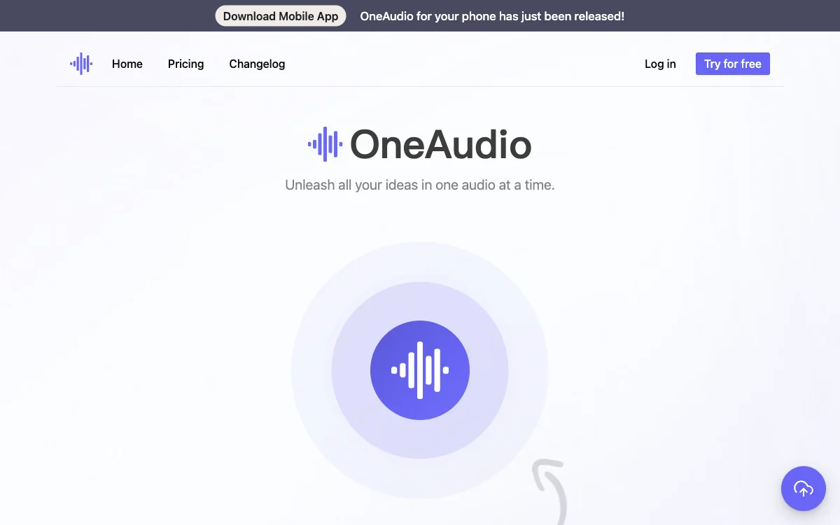 OneAudio: Transform Your Audios into Notes Easily