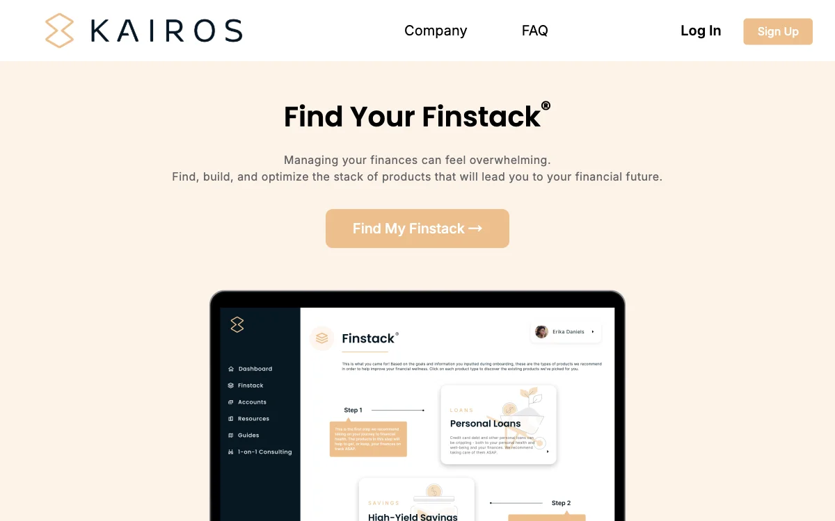 Kairos Financial: Personalized Wealth Management with AI