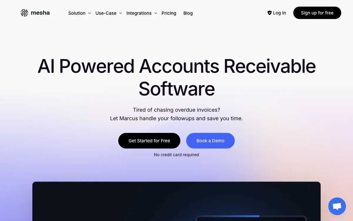 Mesha: Streamlining Accounts Receivable with AI