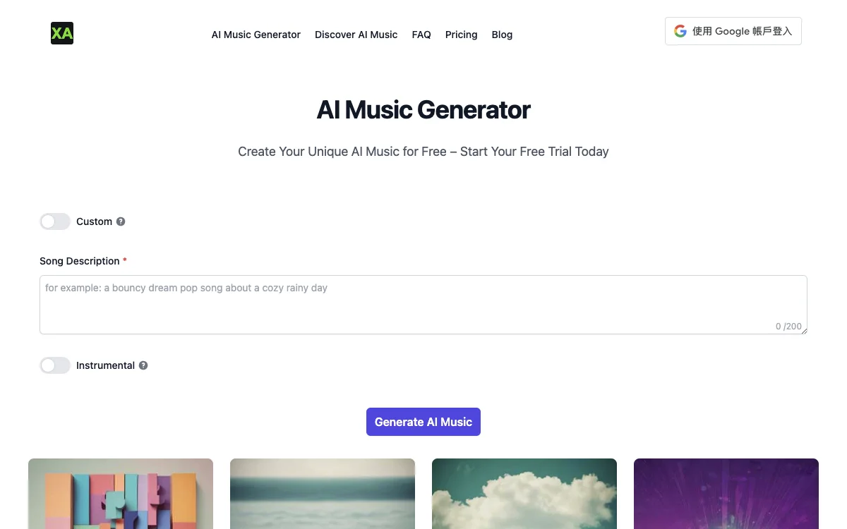 Create Unique Music with XA AI Music Generator