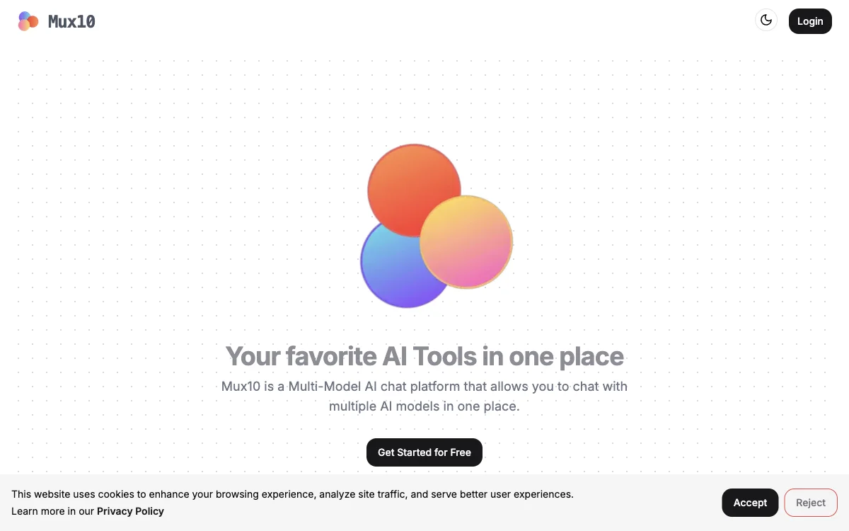 Mux10.com: منصة محادثة الذكاء الاصطناعي المتعددة النماذج