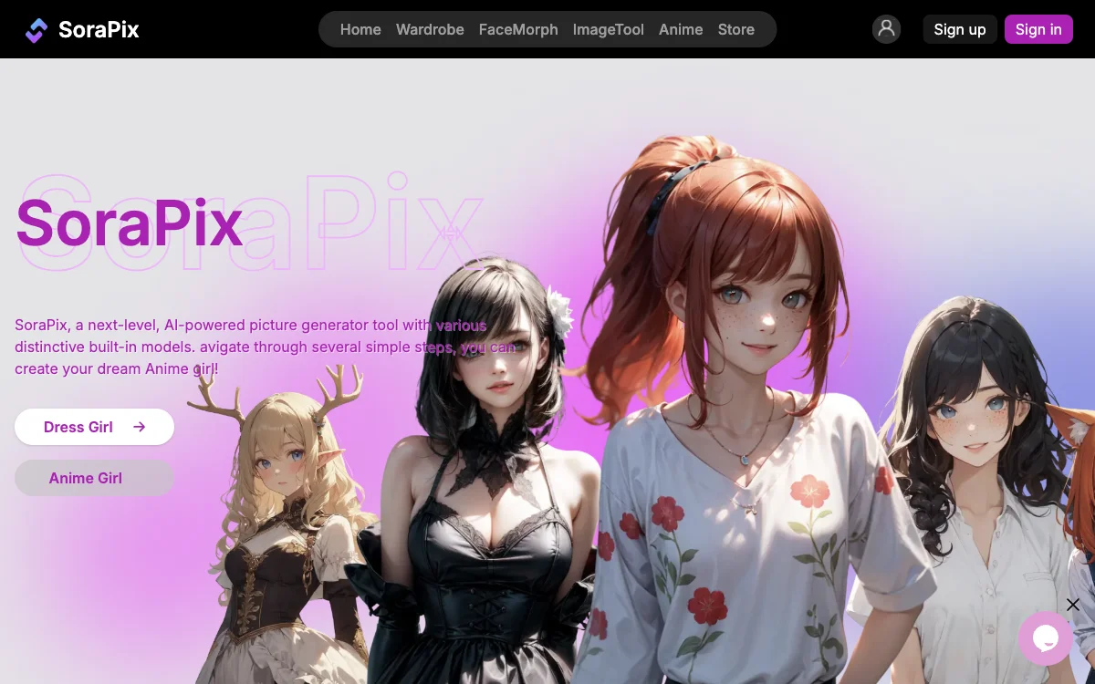 Create Stunning AI Anime Characters with SoraPix