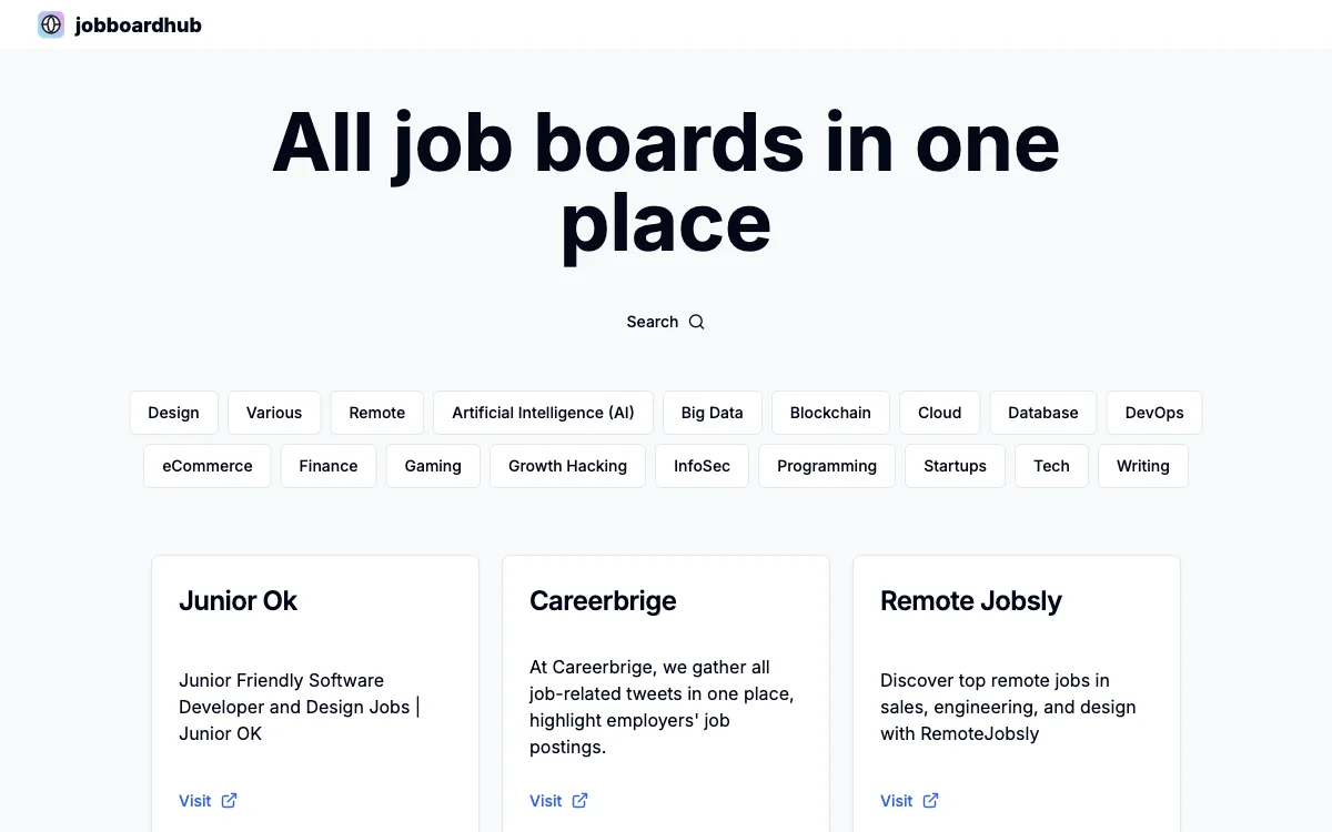 Job Board Hub: Aggregating Diverse Job Listings