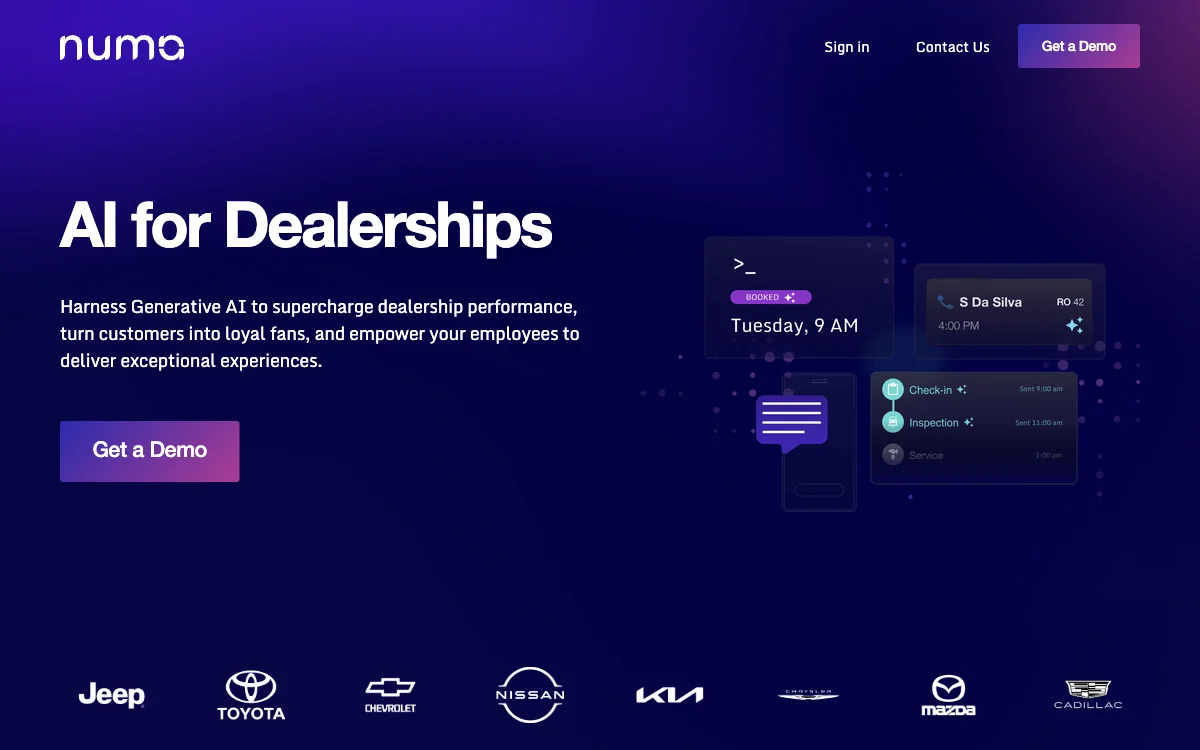 Numa: AI for Dealerships - Boosting Performance and Customer Experiences